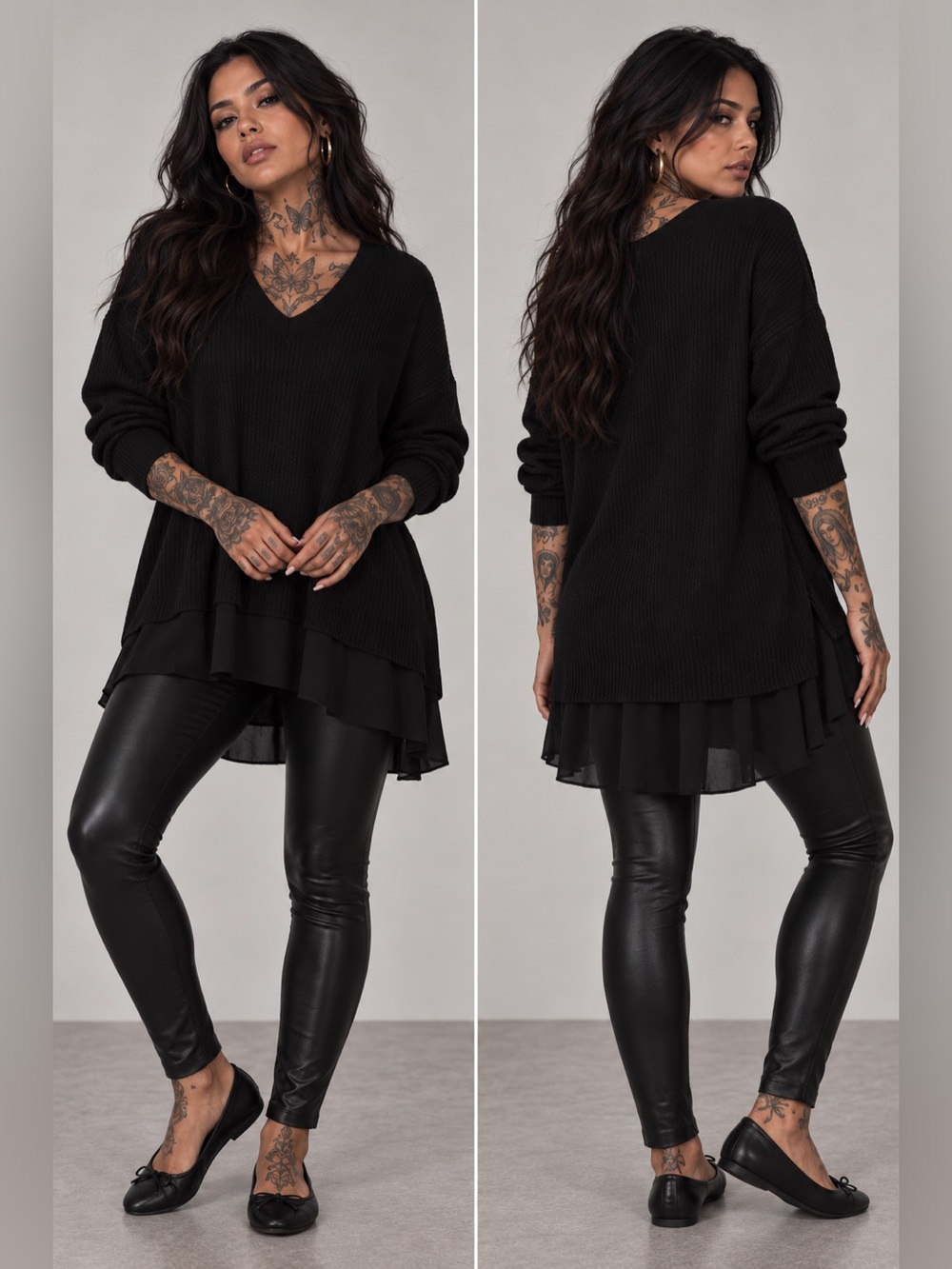 Layered Boho Sweater